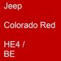 Preview: Jeep, Colorado Red, HE4 / BE.